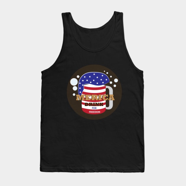 Merica Tank Top by dddesign